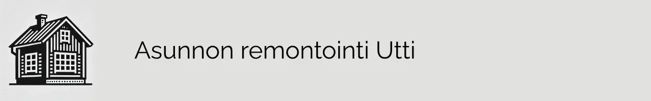 Asunnon remontointi Utti